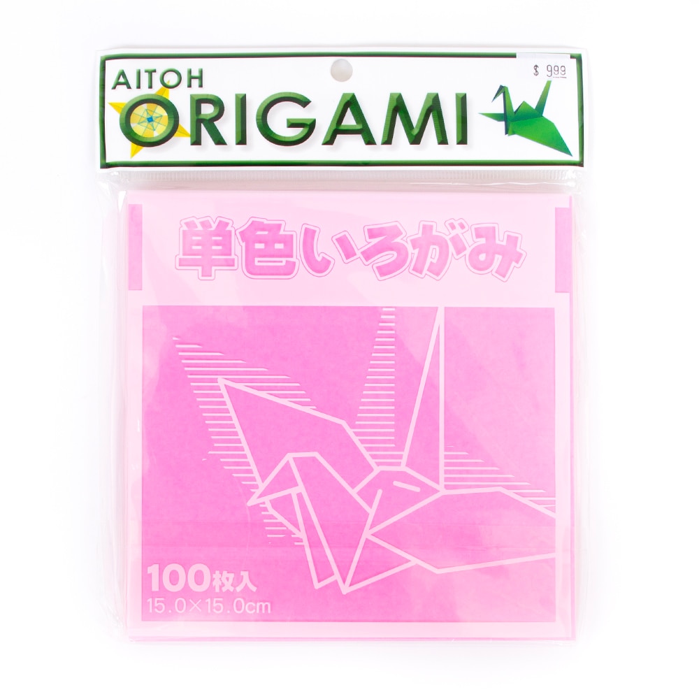 Aitoh, Red, Origami, Papers & Kits, Art & School, Kit, Solid Color, Rose, 964259